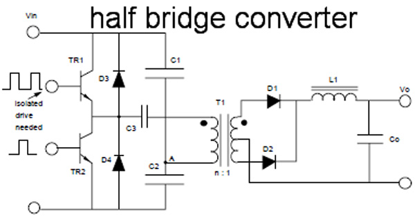 bridge half converter switching techpowerup current efficiency maximum voltage psus detailed