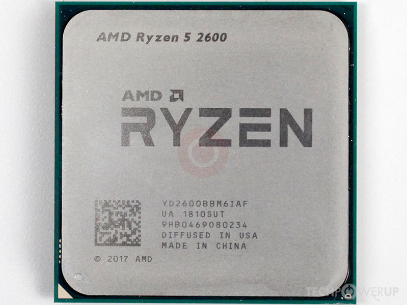 AMD Ryzen 5 2600 Specs TechPowerUp CPU Database