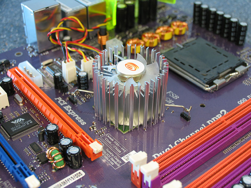 The small chipset fan is not