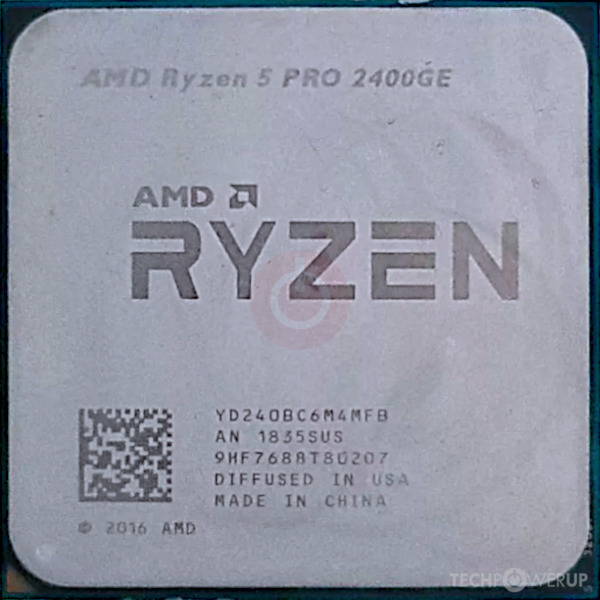 amd ryzen 5 2400ge specs