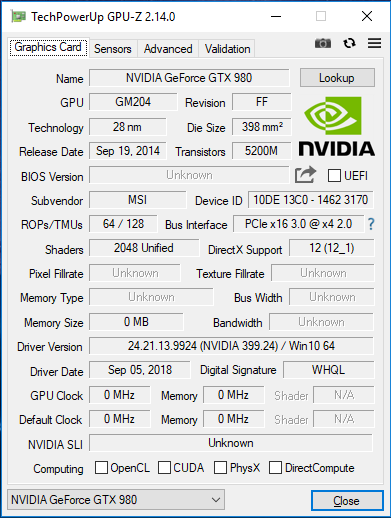 Nvidia driver 399.24 online windows 7 64 bit