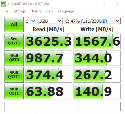 Post your CrystalDiskMark speeds | Page 3 | TechPowerUp Forums