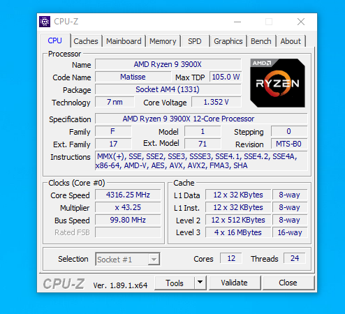 Ryzen 9 3900x cheap info