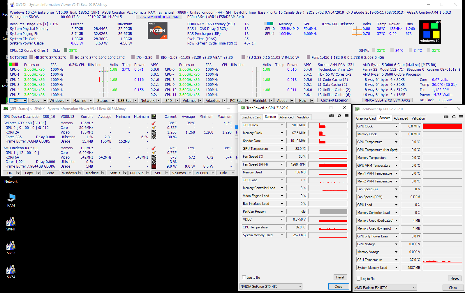 Rx 5700 2025 gpu z