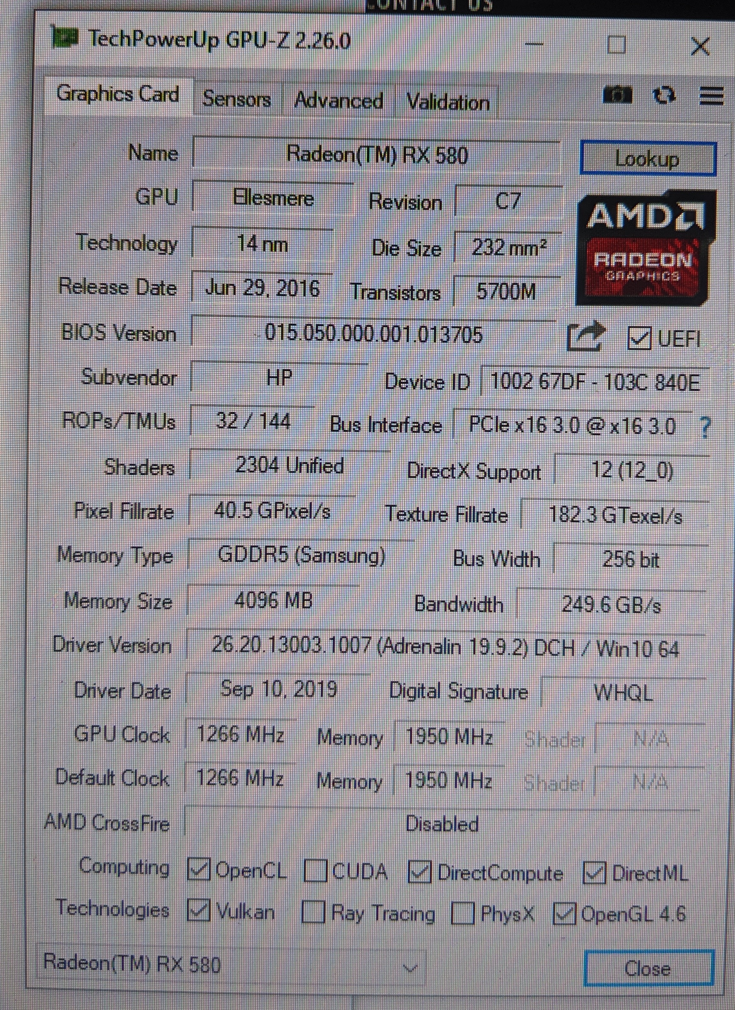 Rx 580 2025 gpu z