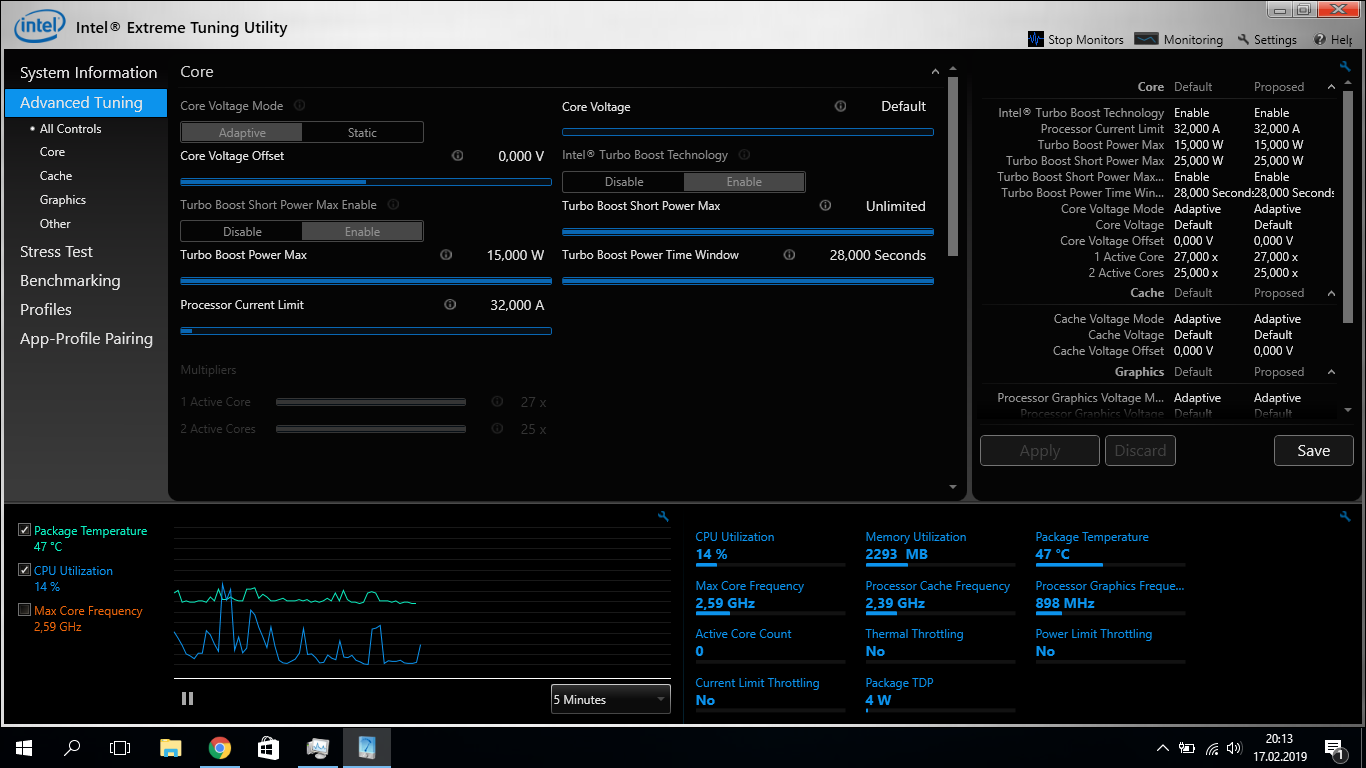 Intel extreme tuning utility