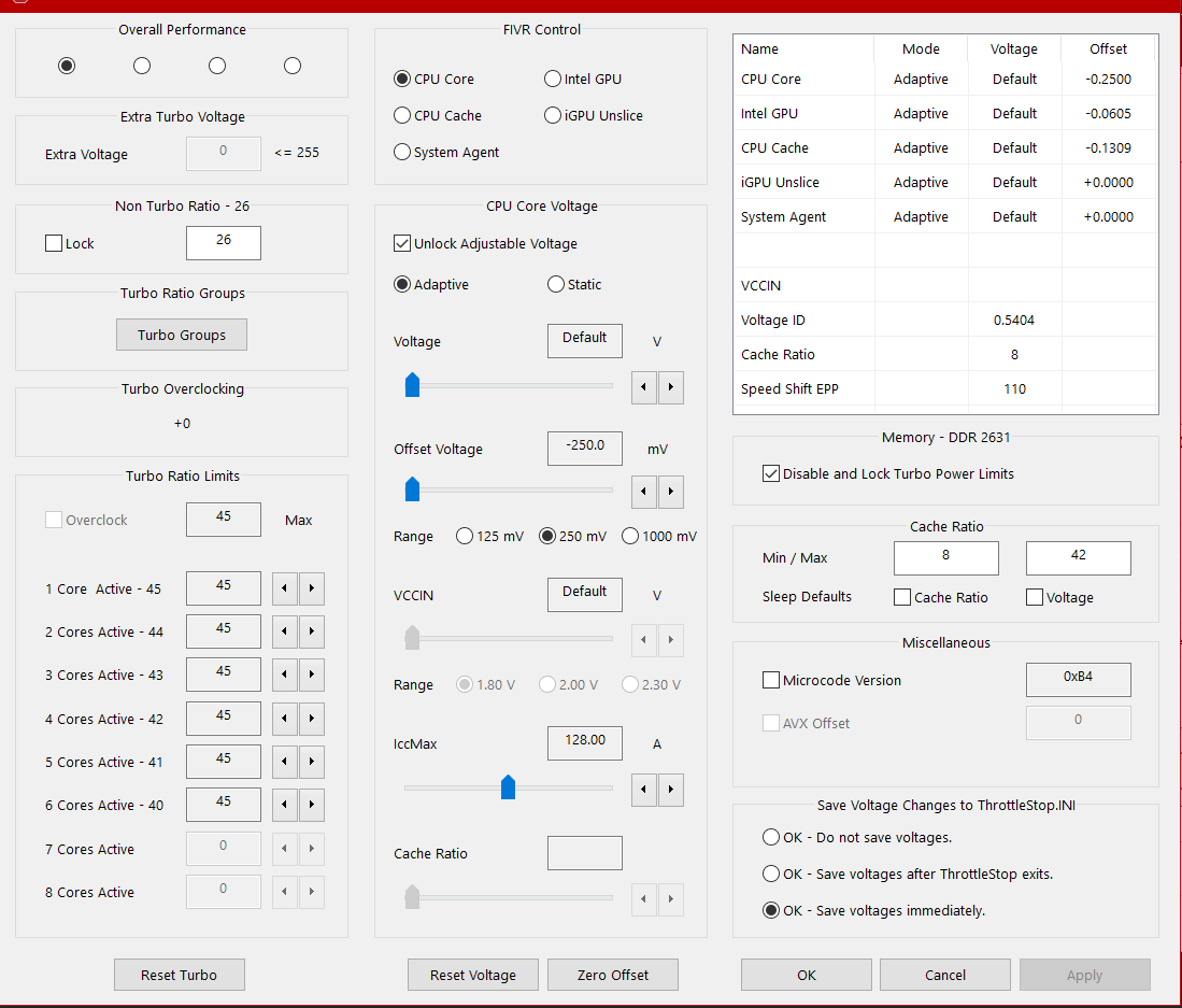 Mickey: Need Tips/Help with my laptop undervolting [​IMG]