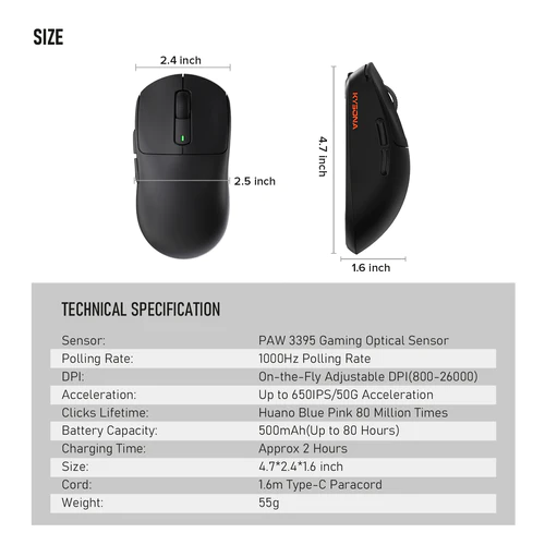 Kysona Releases M600 ULTRALIGHT Gaming Mouse for Ultimate Wireless ...