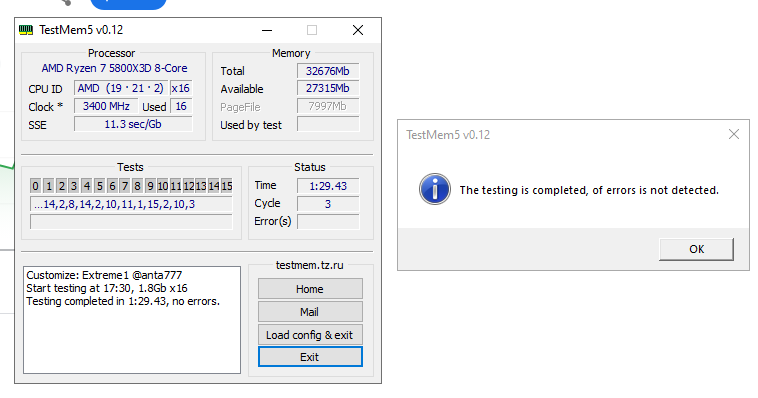 Samsung B Die Overclock 3733cl14 1.5v - 5800x3d Help | TechPowerUp Forums