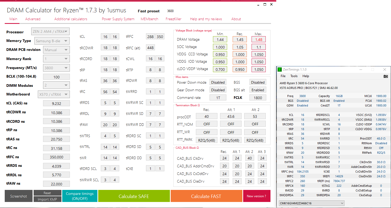 DRAM calculator for Zen 3 TechPowerUp Forums