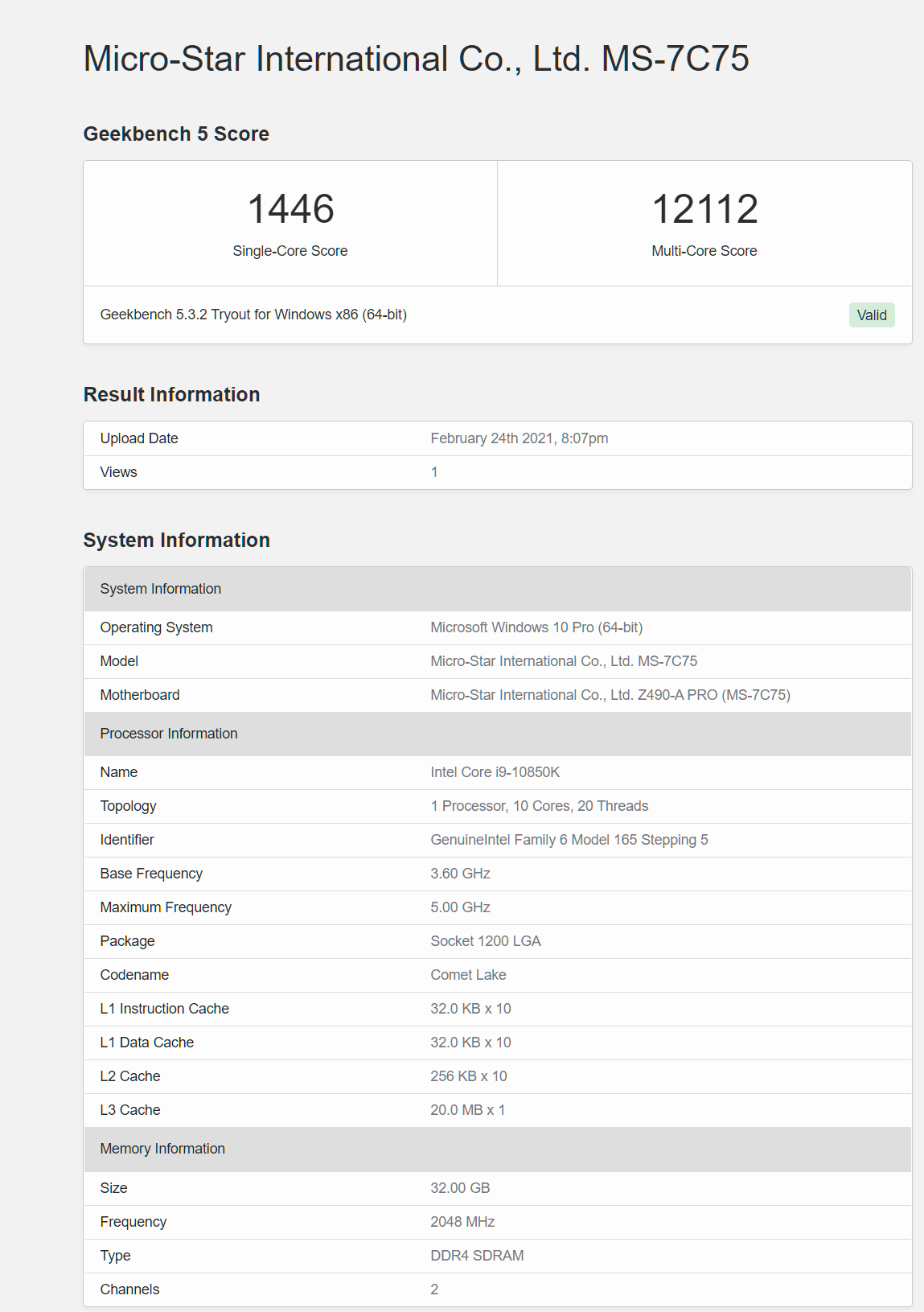 Ryzen 5600x 2025 geekbench 5