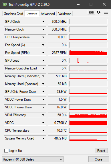 Rx 580 online fan