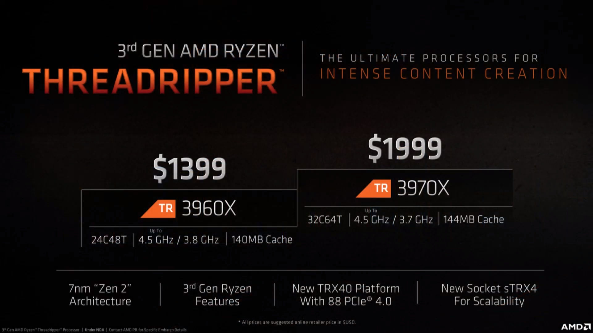 AMD Ryzen Threadripper PRO 5000 Series Bound for March 2022