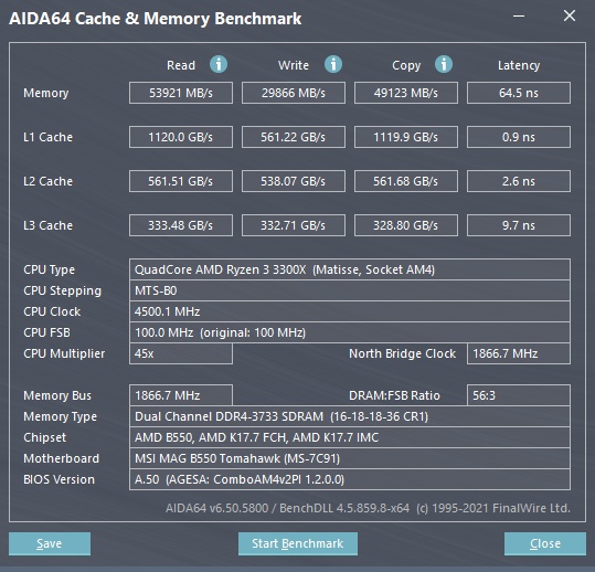 Ryzen best sale 3300 benchmark