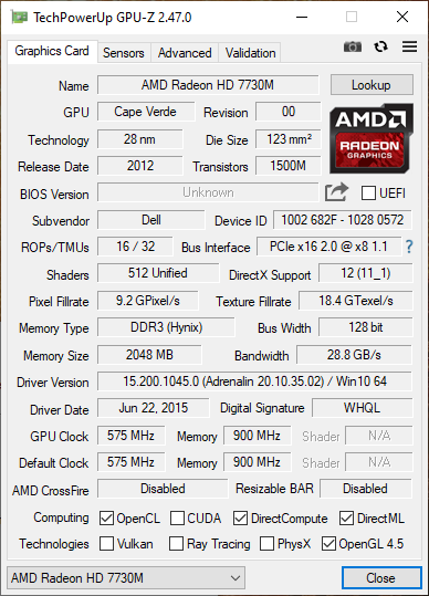 Radeon hd 2025 7700m driver