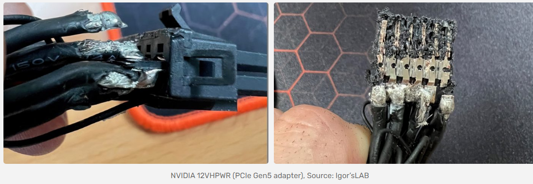 The horror has a face - NVIDIA's hot 12VHPWR adapter for the GeForce RTX  4090 with a built-in breaking point