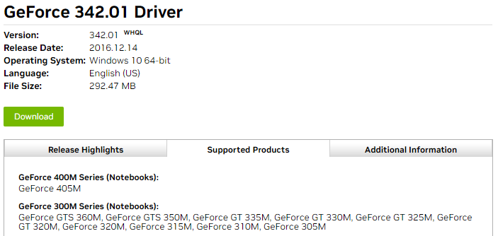 Driver geforce 342.01 hot sale