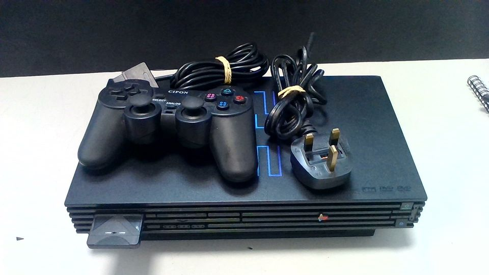 Sony PlayStation 2 PS2 Console Official Pad +5 Free Games - Choose Phat Or  Slim