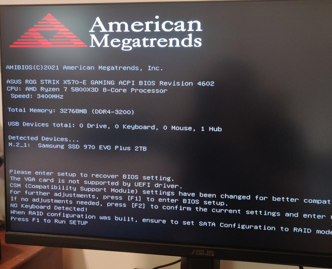 American Megatrends RT Desktop Computer Systems Asus Tower Working