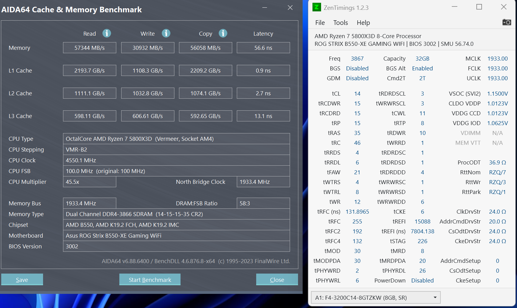 Share your AIDA 64 cache and memory benchmark here Page 102