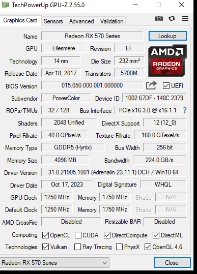 Adrenalin discount rx 570