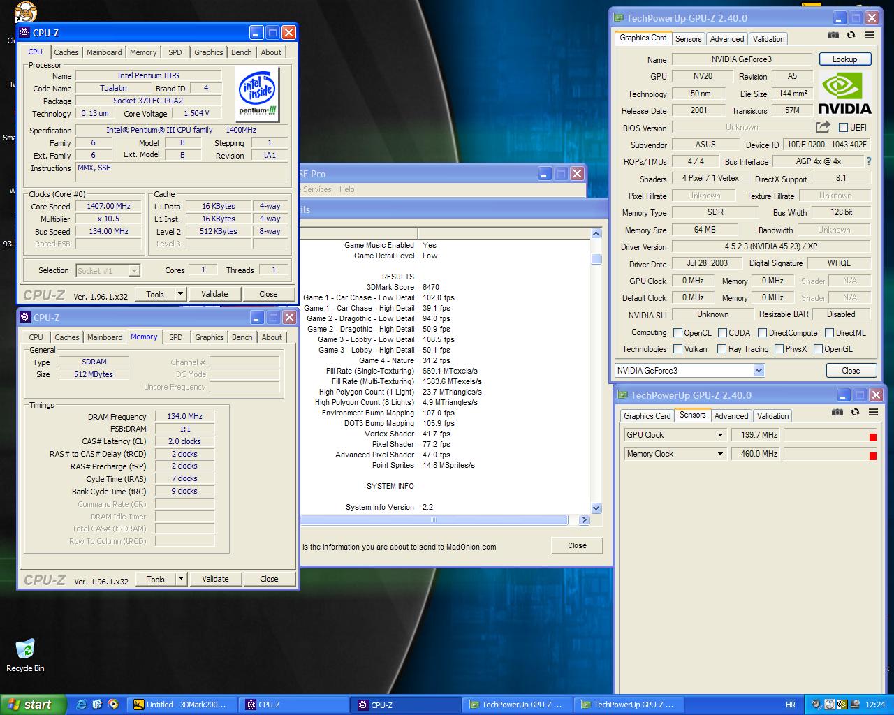3DMARK01SE, Intel P3 1.4Ghz, Geforce 3.JPG