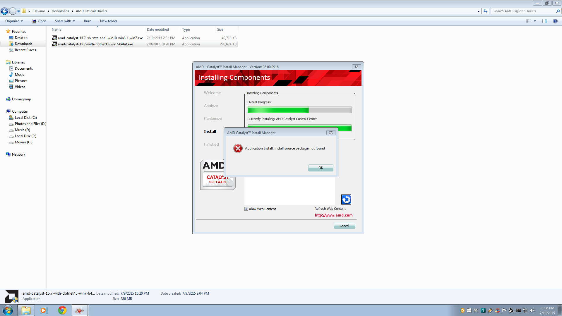 AMD Catalyst 15.7 Error TechPowerUp Forums