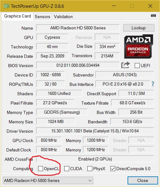 Amd hd 5800 driver windows online 10