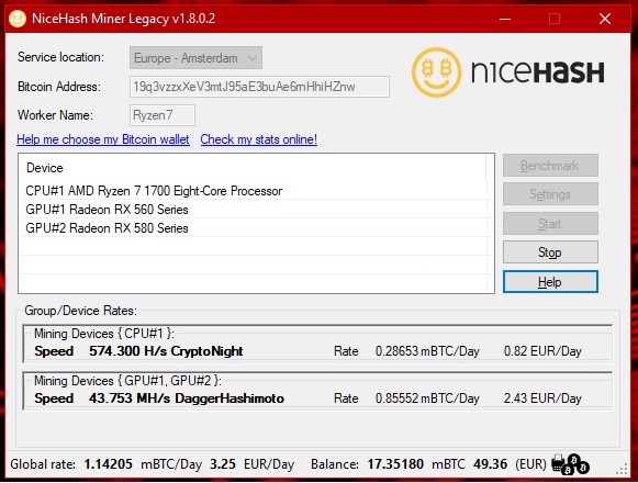 Btc Mining Contract Mine Hash On Nicehash Version 2.0.0.12