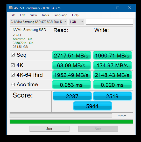What is your AS SSD Benchmark Page | TechPowerUp Forums