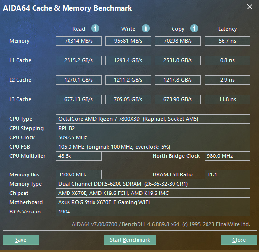 Aida64 - 56.7ns 6200 cl26.png