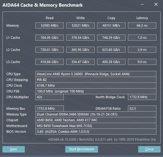 AIDA64 cache-mem result (R5_2600X-RAM@3466_C16).png