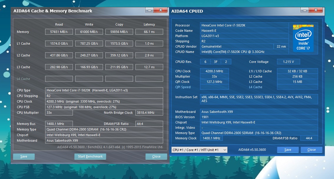 Aida cache memory benchmark как запустить