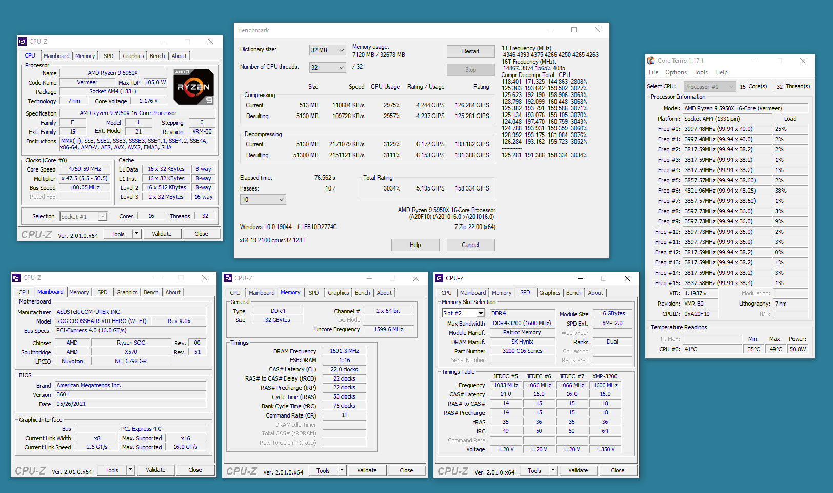 AMD Ryzen 5950X 7zip Benchmark.PNG