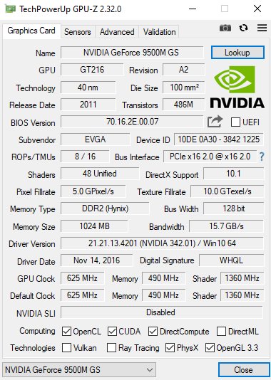 Driver nvidia 8600 discount gt windows 10