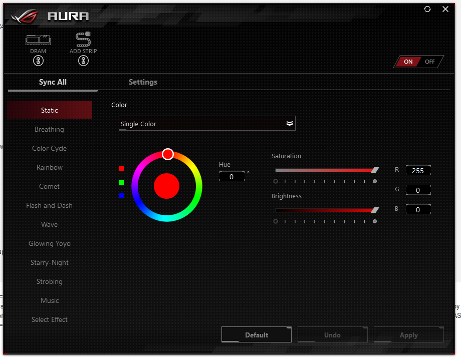 Asus Aura Sync RGB not working. | TechPowerUp Forums
