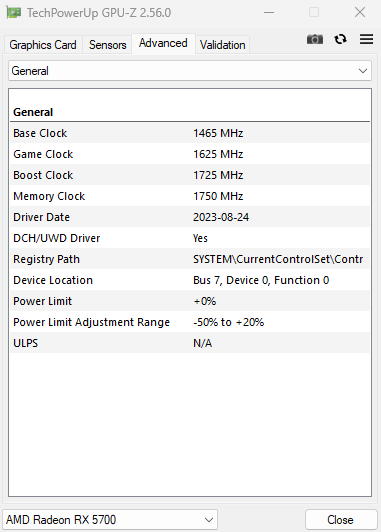 Rx 5700 gpu discount z