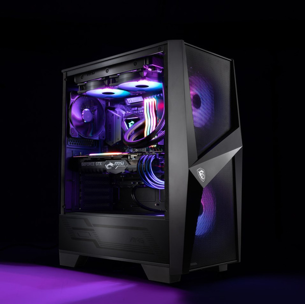 MSI MAG FORGE 100M Mid-Tower Gaming Case