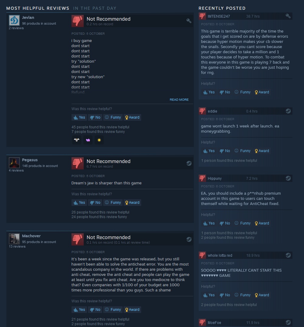 Fifa 23 Steam Reviews