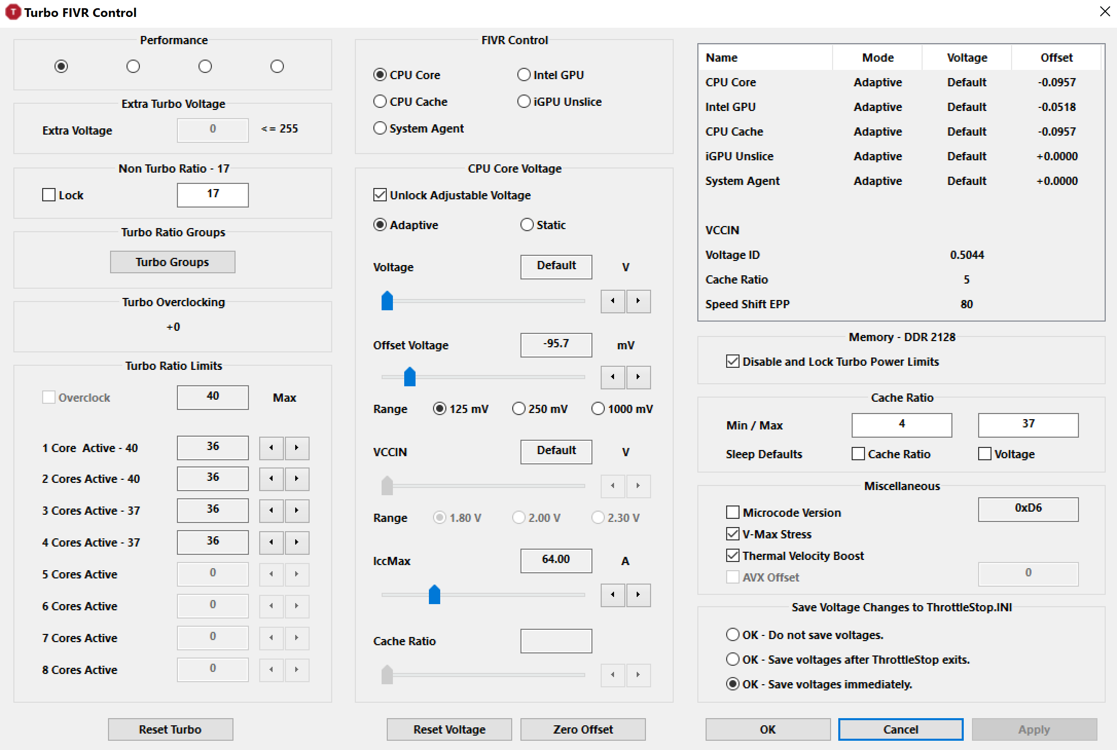 Undervolting is locked after reboot (xps9360 i7-8550u) | TechPowerUp Forums