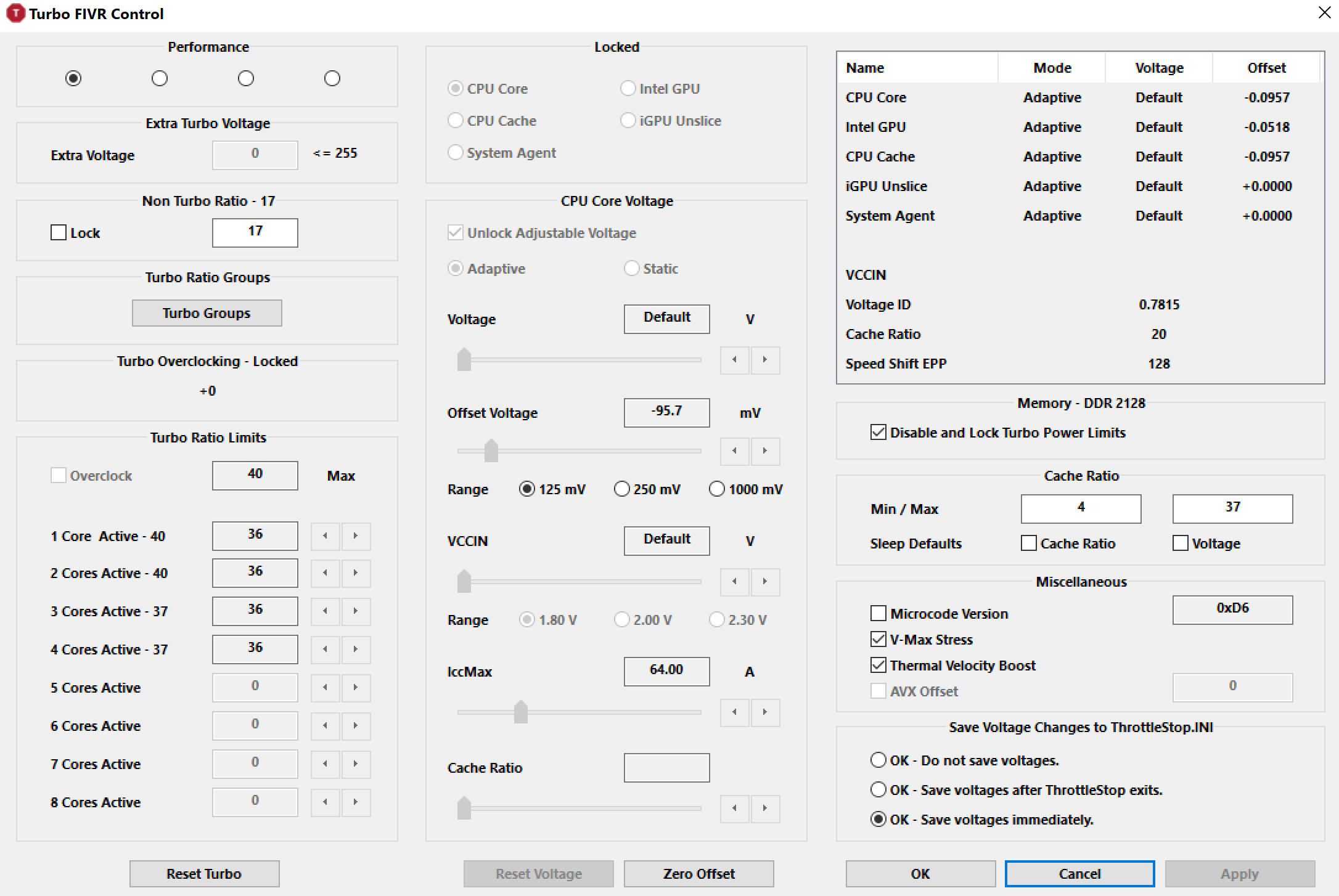 Undervolting is locked after reboot (xps9360 i7-8550u) | TechPowerUp Forums