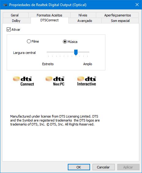 Вместо realtek hd показывает dts