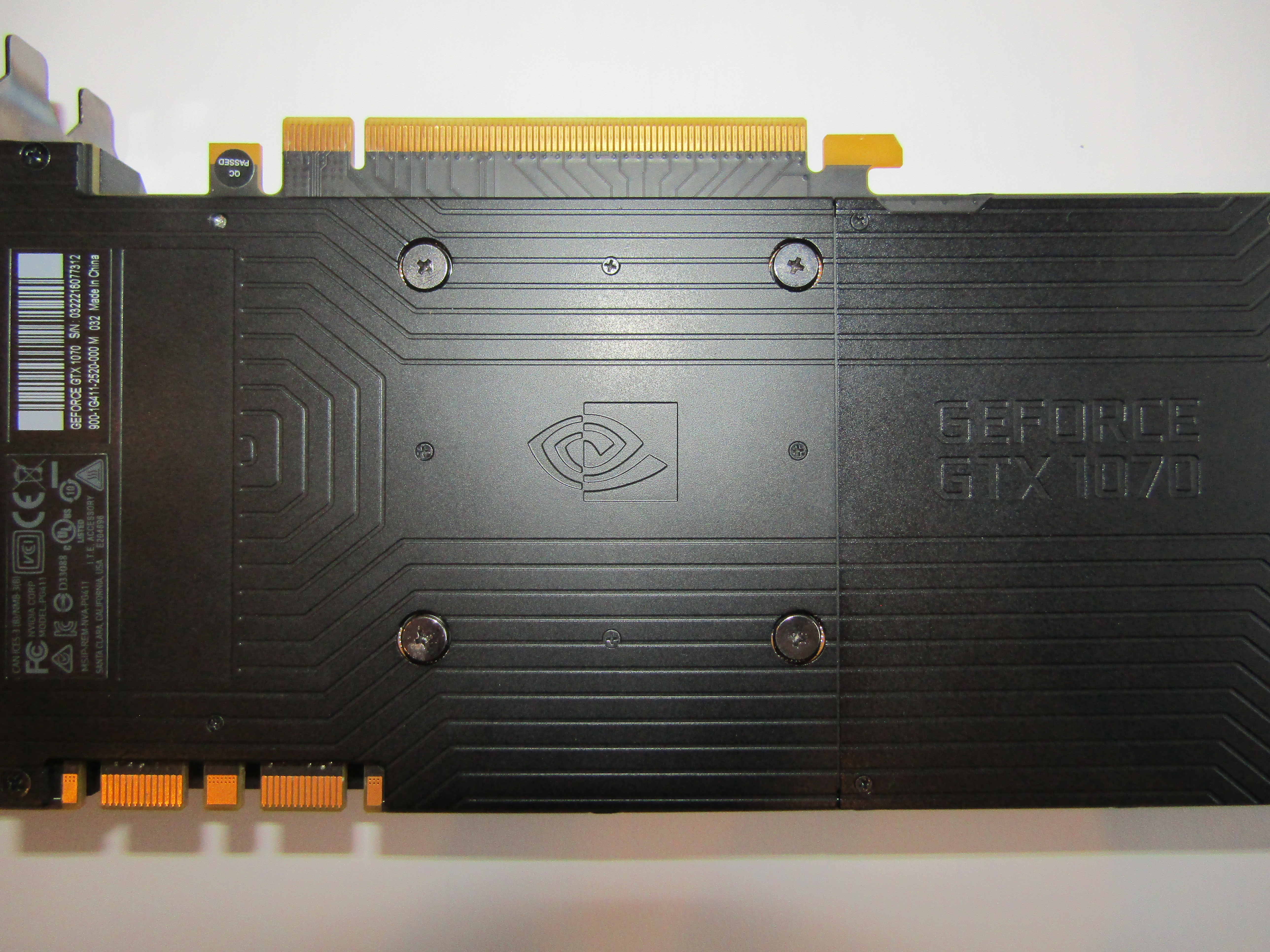 GeForce GTX1070 msip-rem-nva-pg411