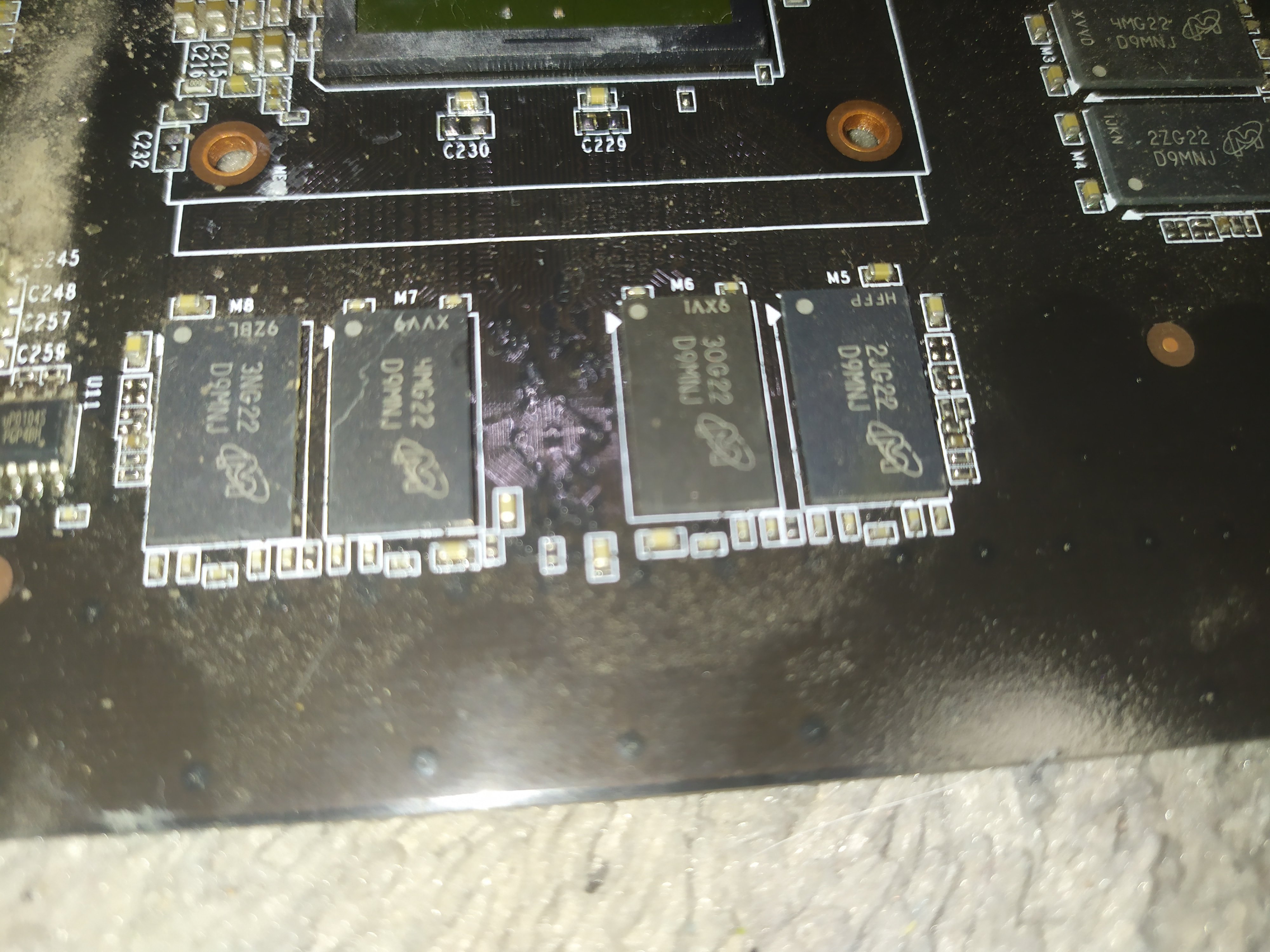 can someone help me identify this capacitors? this is a Ninja/Afox GT 730  4gb ddr3 128 bit GPU. I blew its capacitors when I plugged it in. -  Graphics Cards - Linus Tech Tips