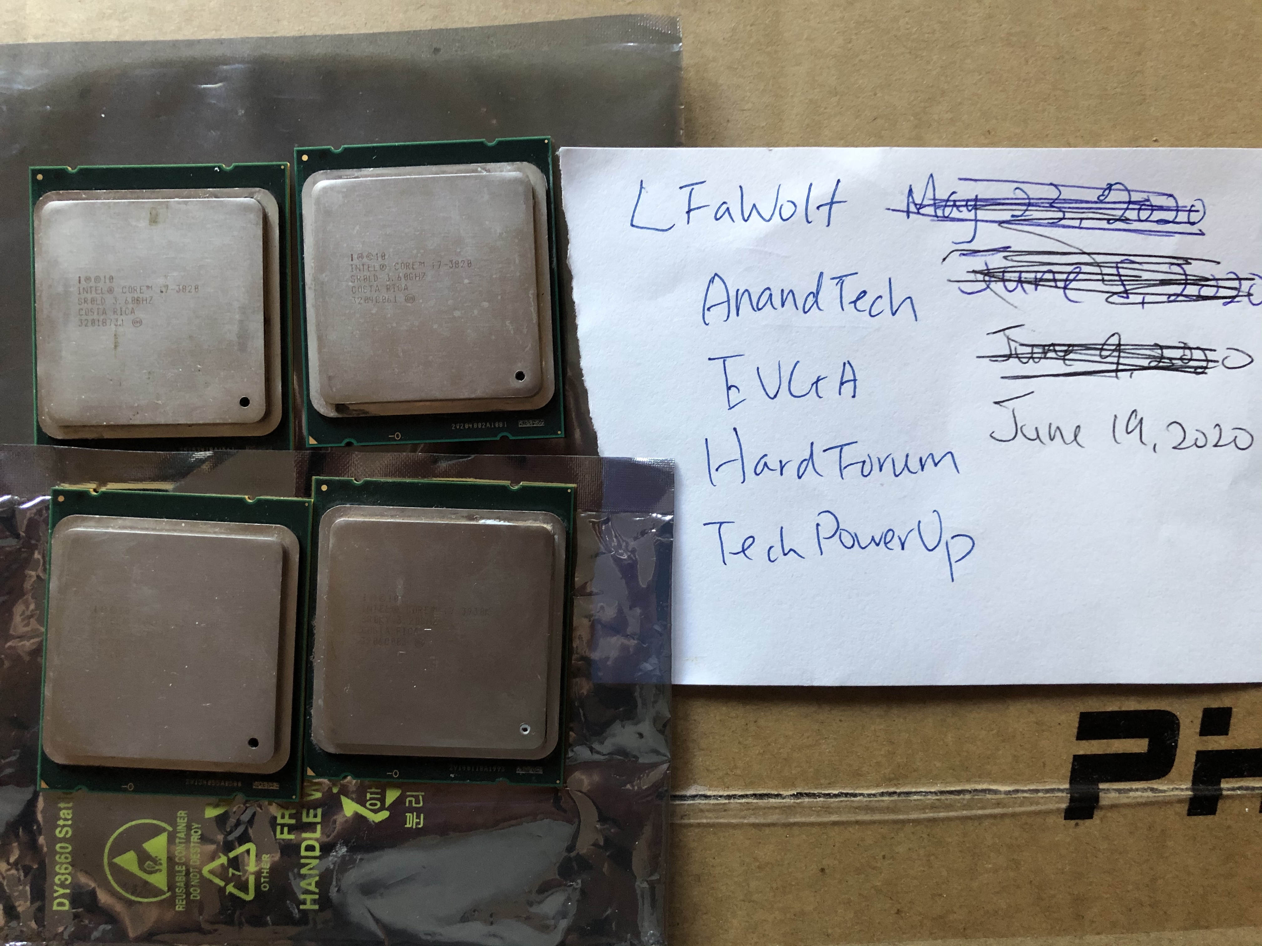 FS][US] - All Sold! Fourth of July Combo Special! For sale: Intel 