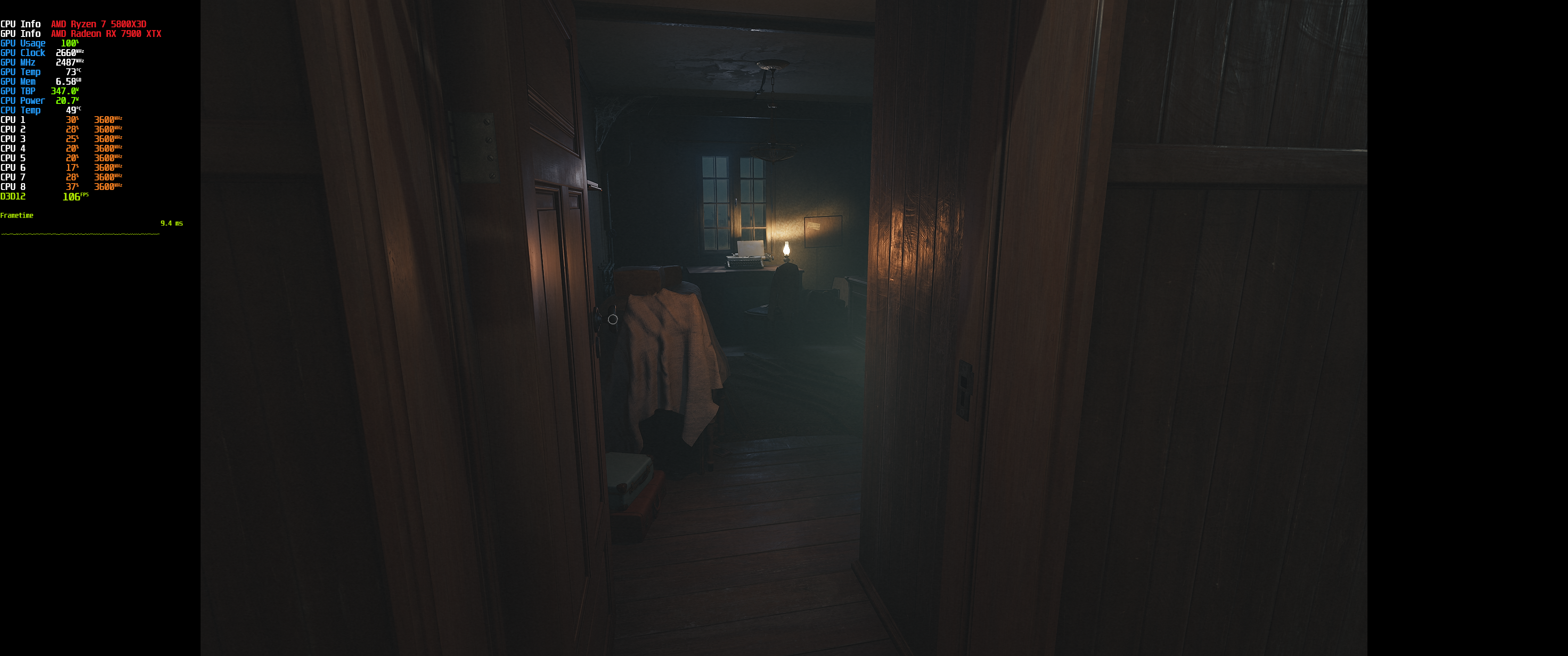 Atualizado: Layers of Fear, Vídeo da demo numa RTX 3080