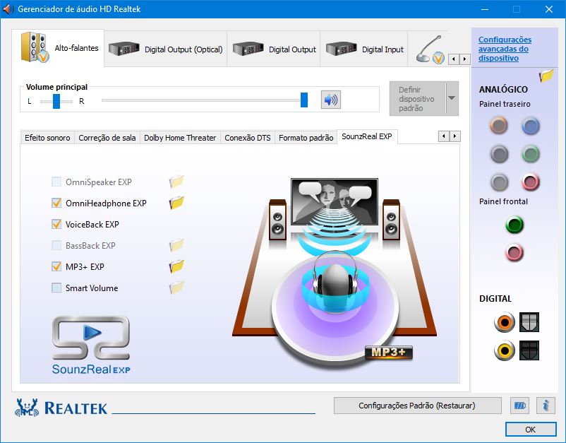 Что значит динамики realtek r audio