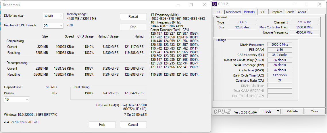 Screenshot 7 zip benchmark 2.png