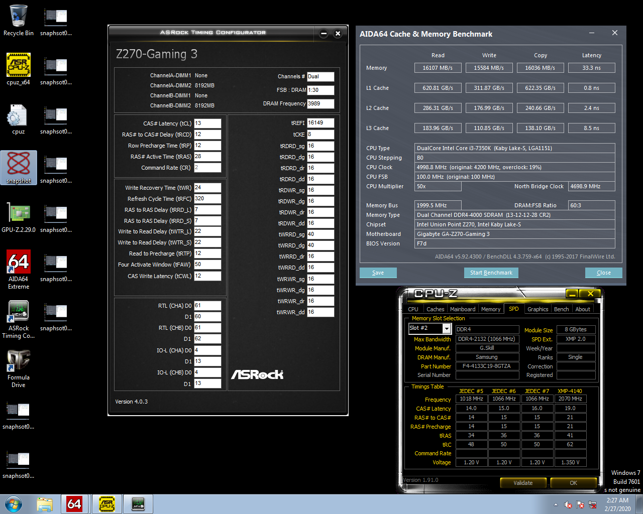 How Low Can You Go? Memory Latency Competition - AIDA64 | Page 5 |  TechPowerUp Forums