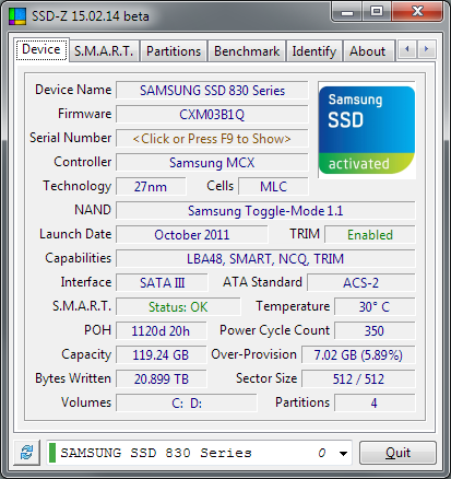 Ssd Z Information Tool For Solid State Drives And Other Disk Devices Techpowerup Forums